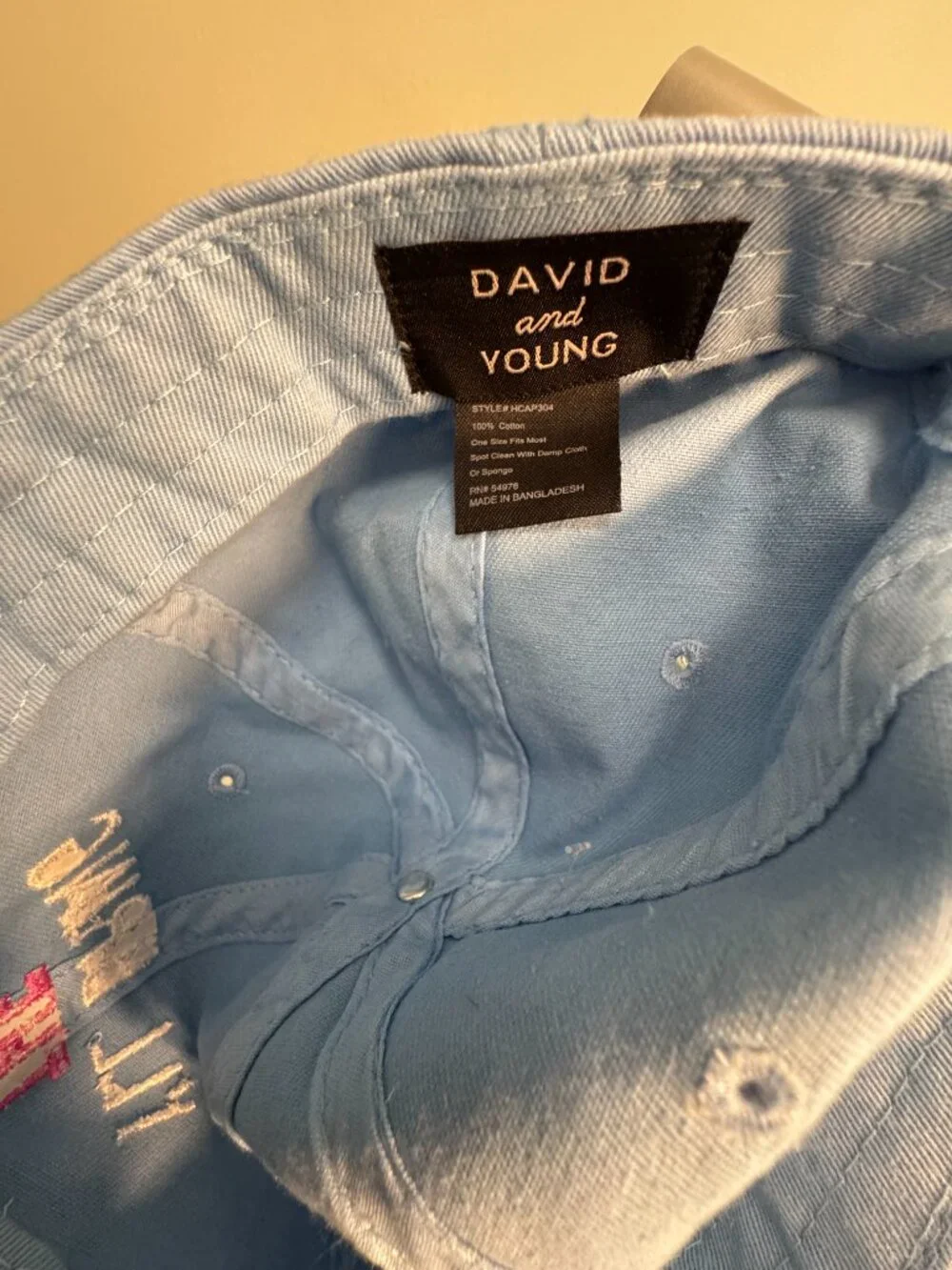 NWOT David and Young Women's Hat